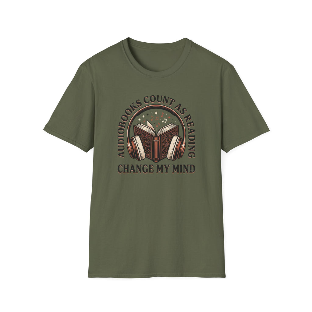Audio Books Count Change Mind T-Shirt