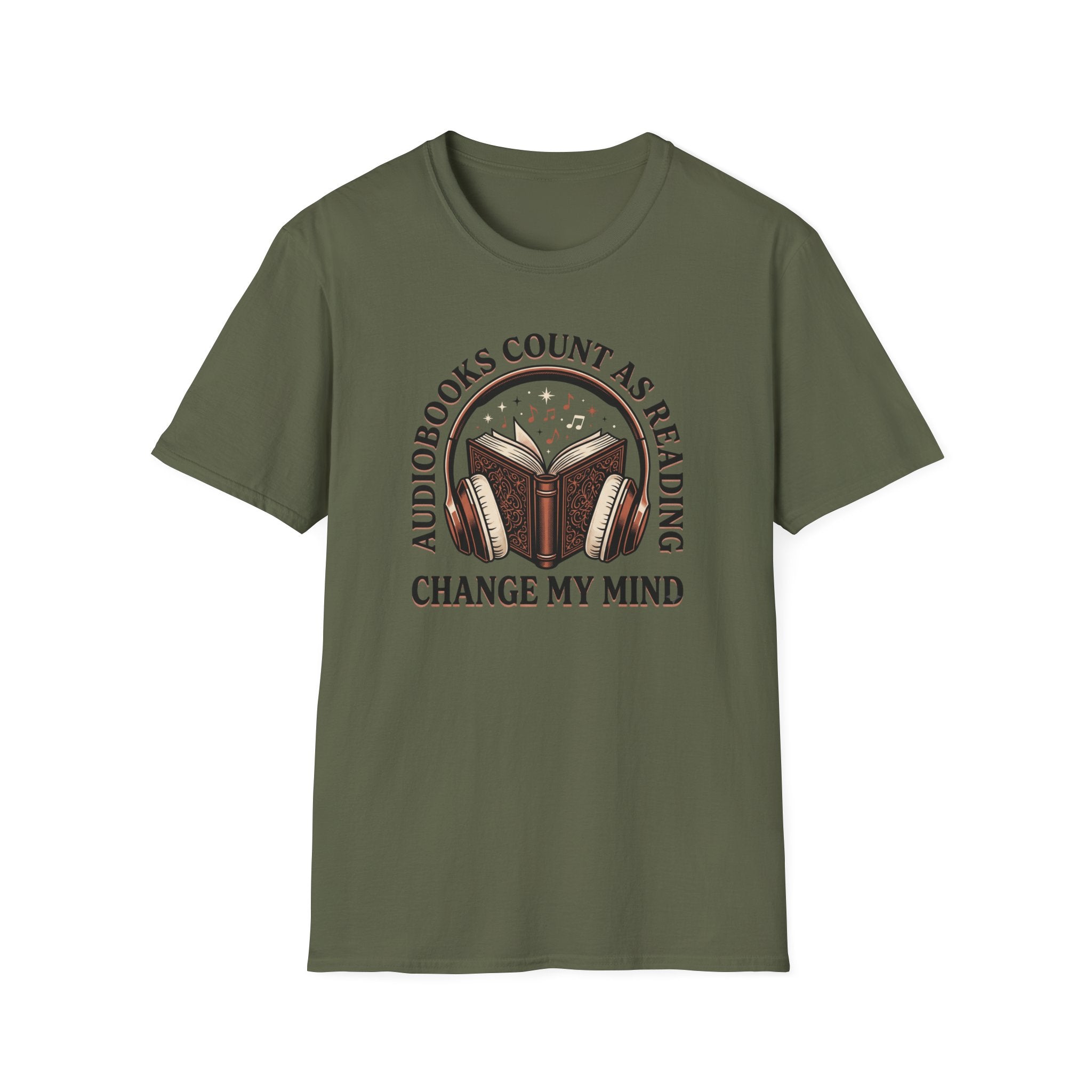 Audio Books Count Change Mind T-Shirt