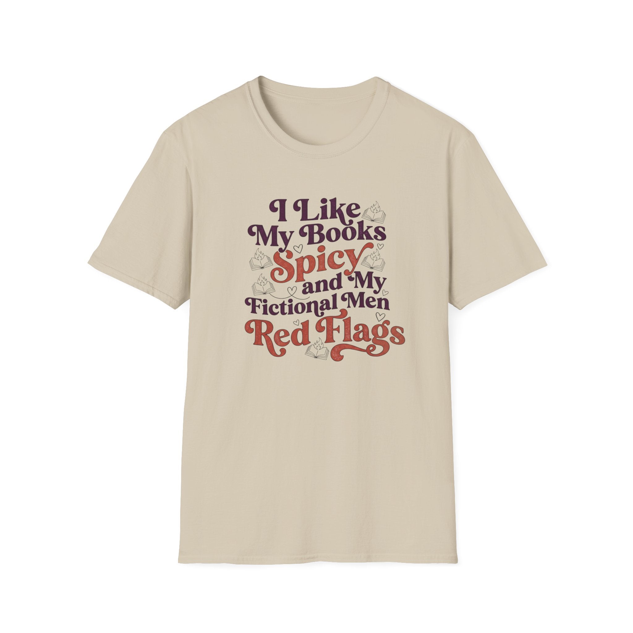 Spicy Books Red Flags T-Shirt