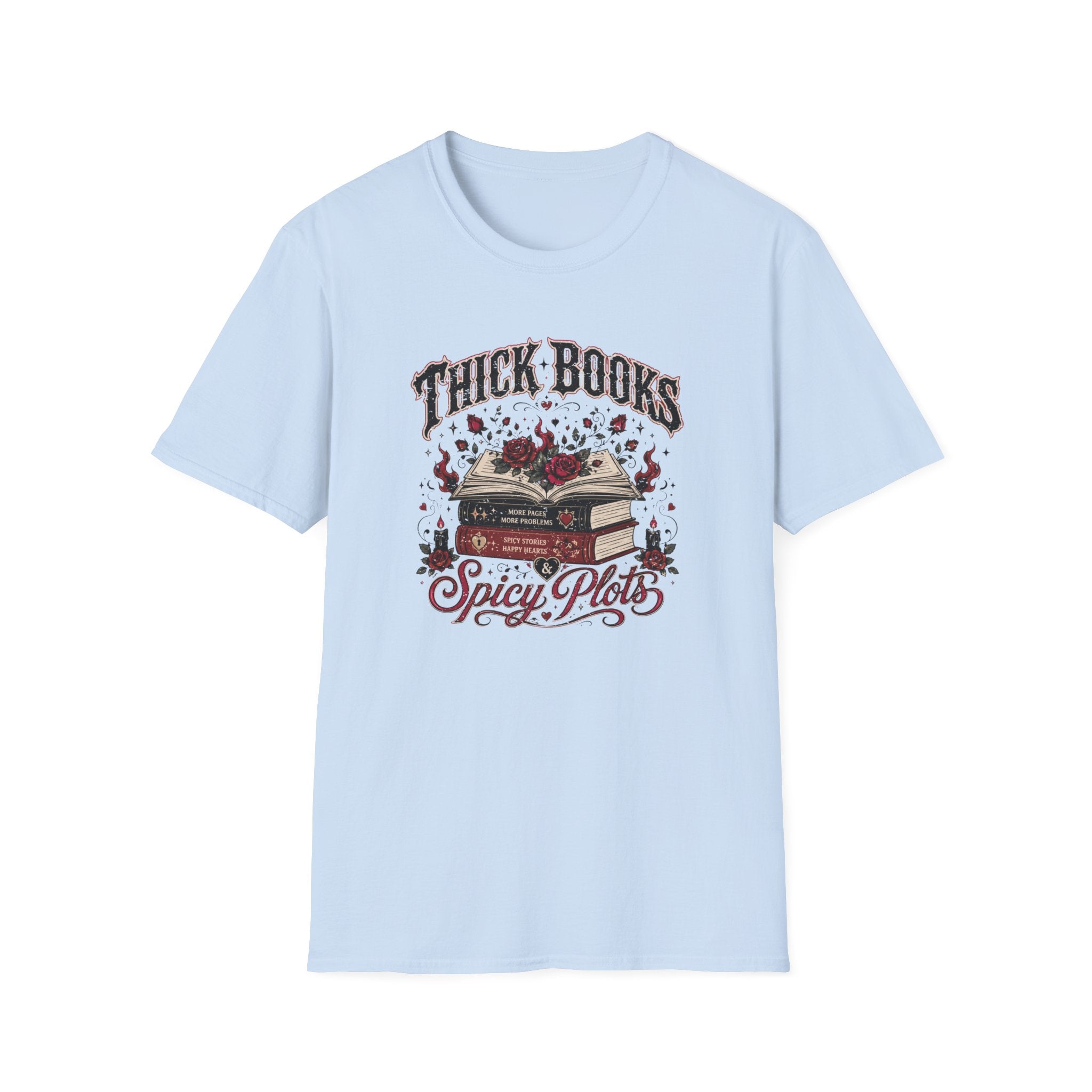 Thick Books Spicy Plots T-Shirt