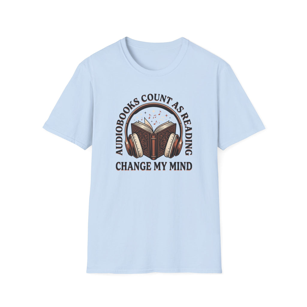 Audio Books Count Change Mind T-Shirt