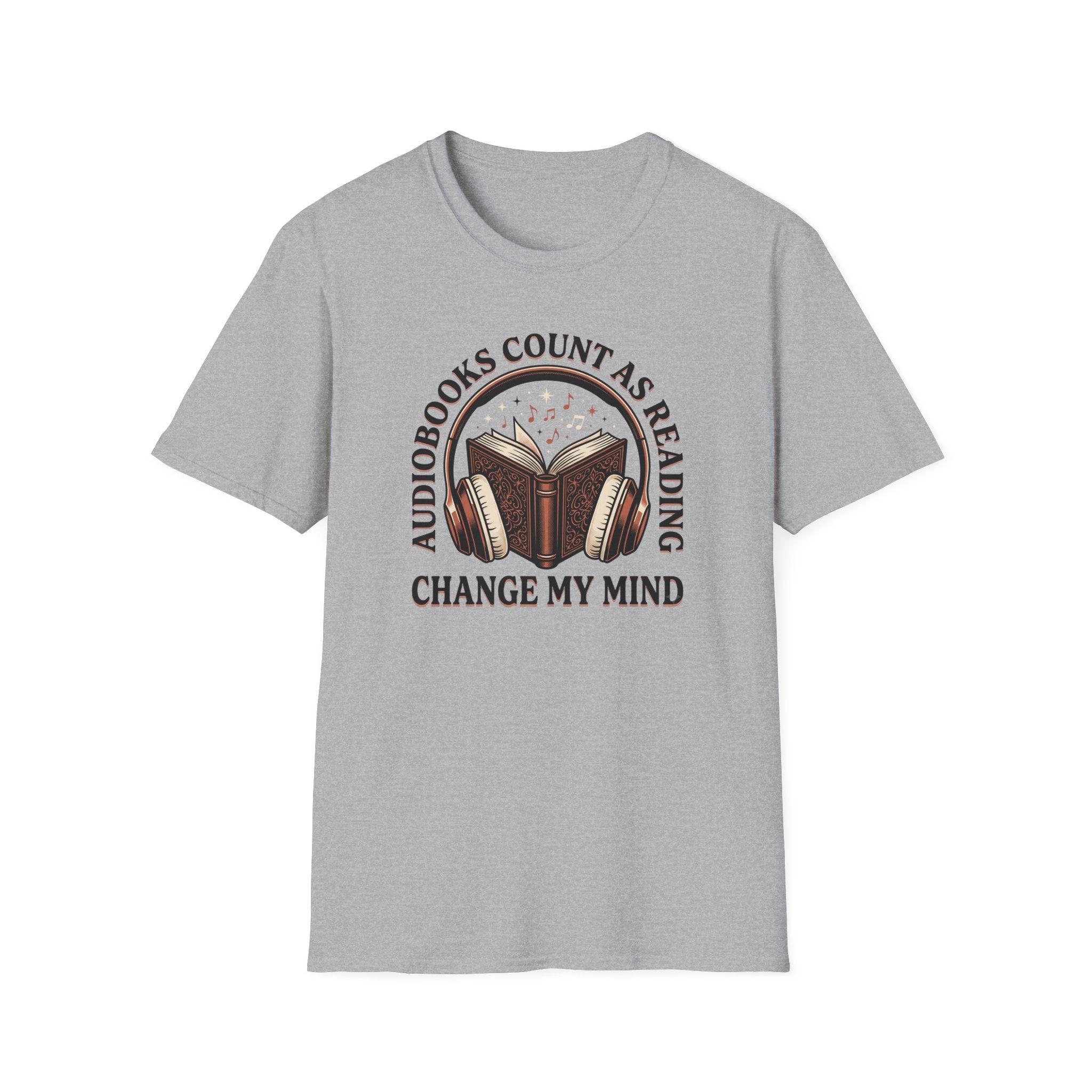 Audio Books Count Change Mind T-Shirt