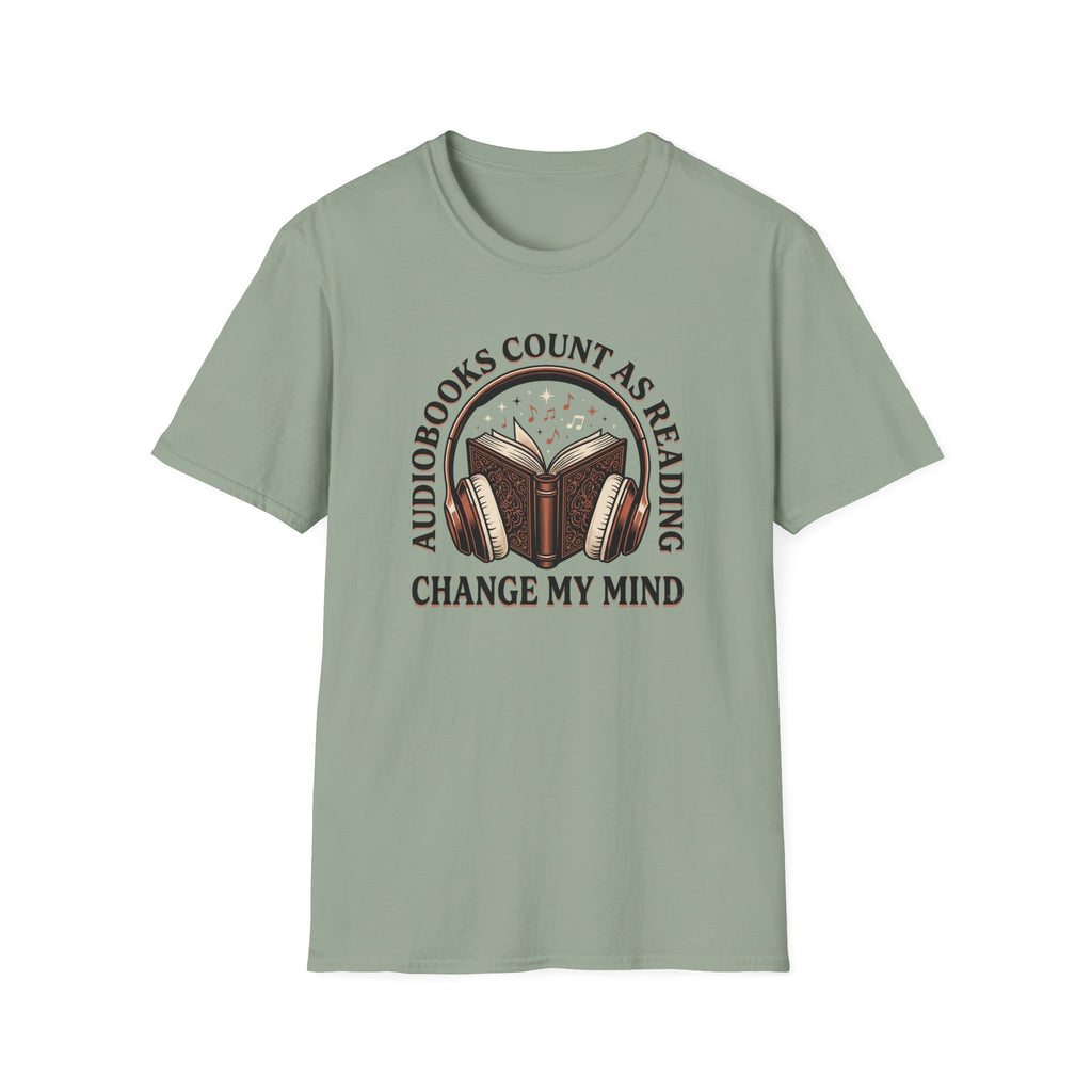 Audio Books Count Change Mind T-Shirt