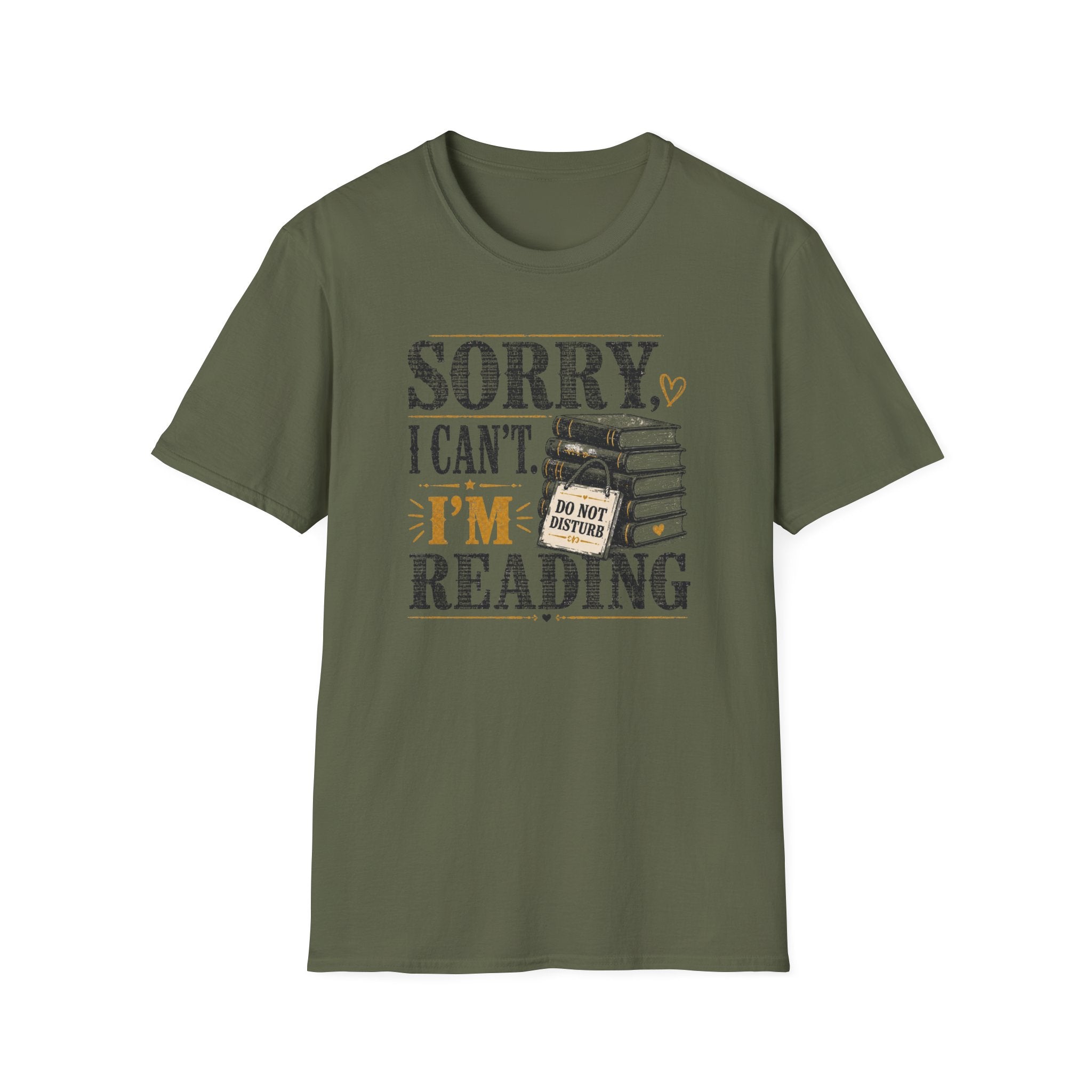 Sorry Can't Reading T-Shirt