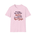 Spicy Books Red Flags T-Shirt