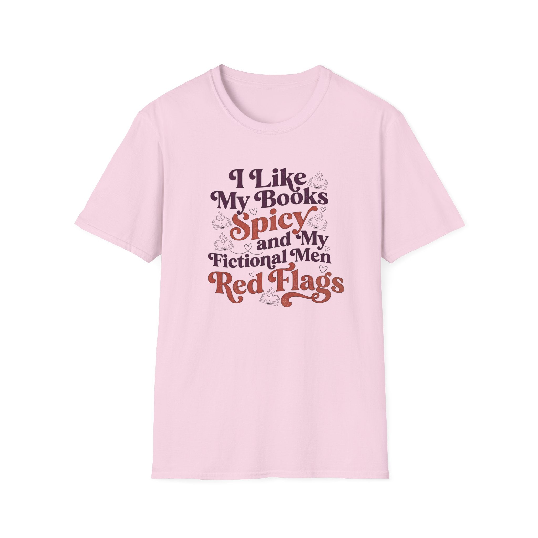 Spicy Books Red Flags T-Shirt