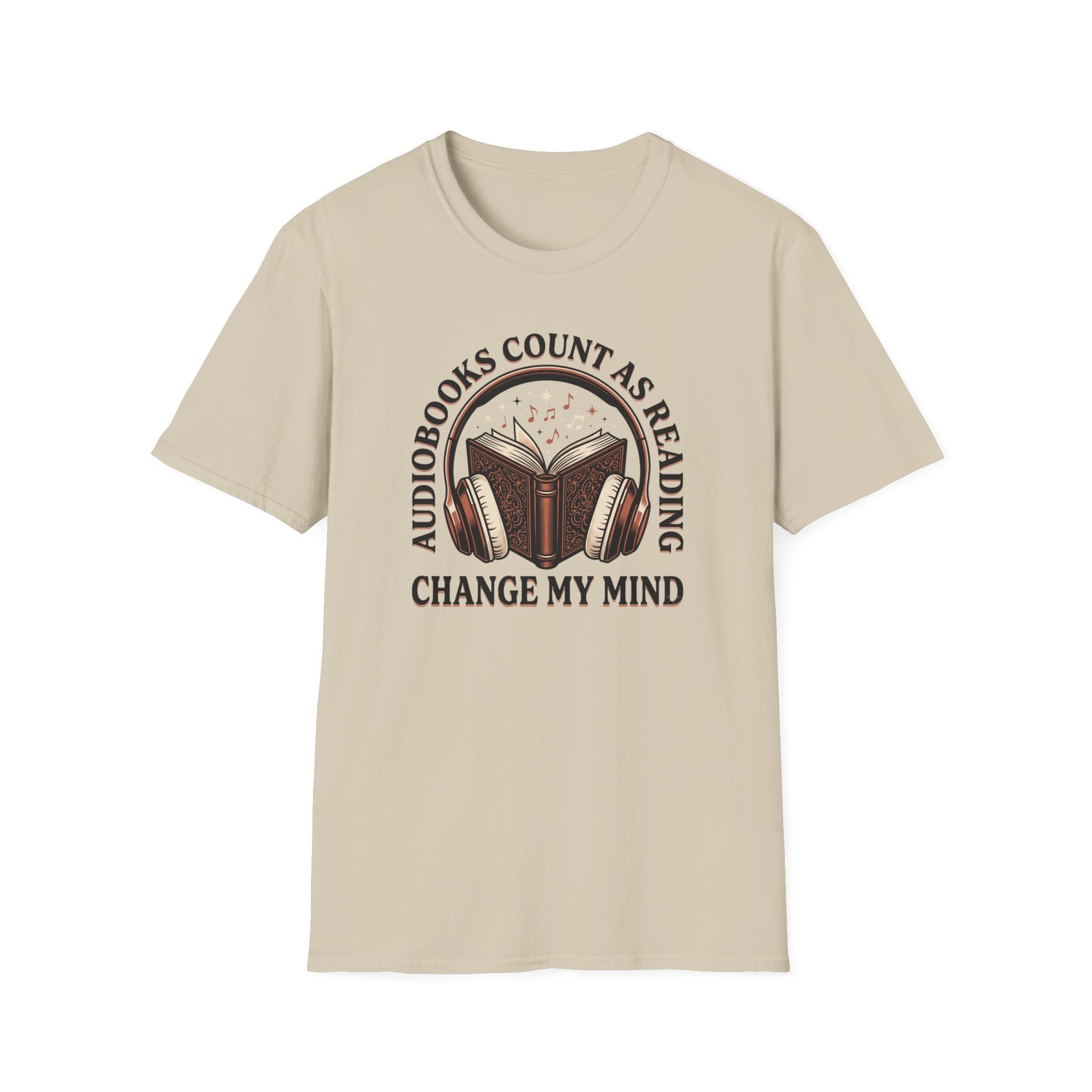 Audio Books Count Change Mind T-Shirt