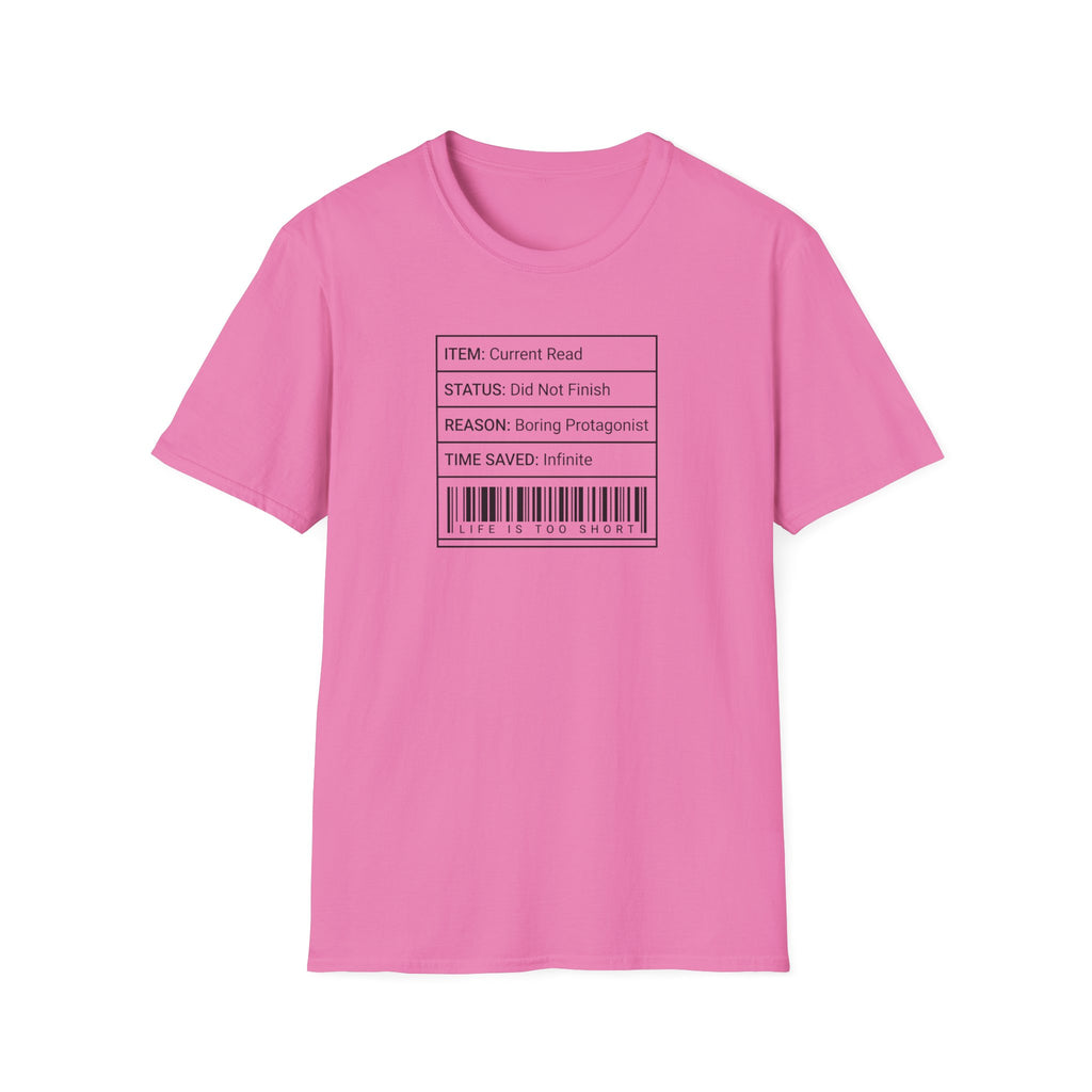 Did Not Finish Boring T-Shirt