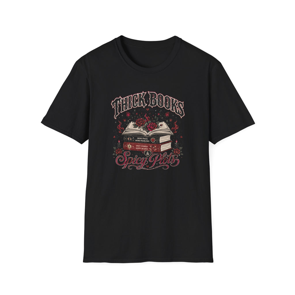 Thick Books Spicy Plots T-Shirt