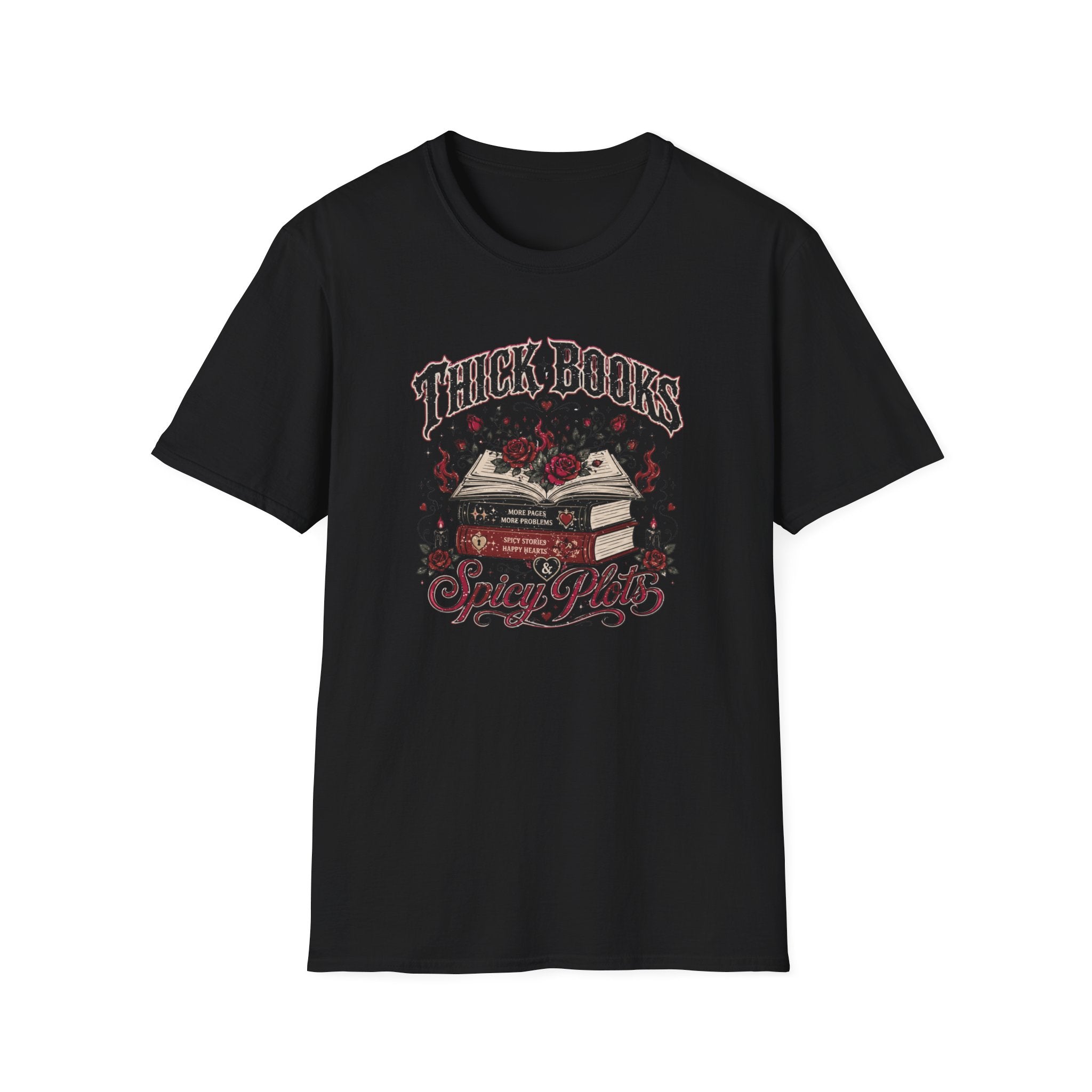 Thick Books Spicy Plots T-Shirt