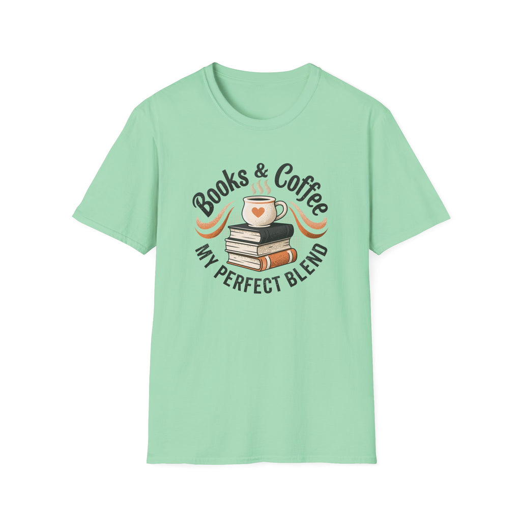 Books & Coffee Perfect Blend T-Shirt