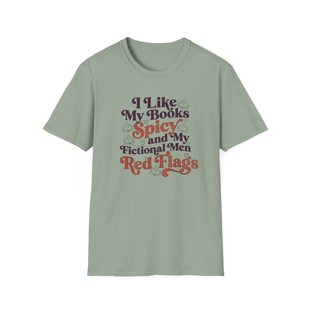 Spicy Books Red Flags T-Shirt