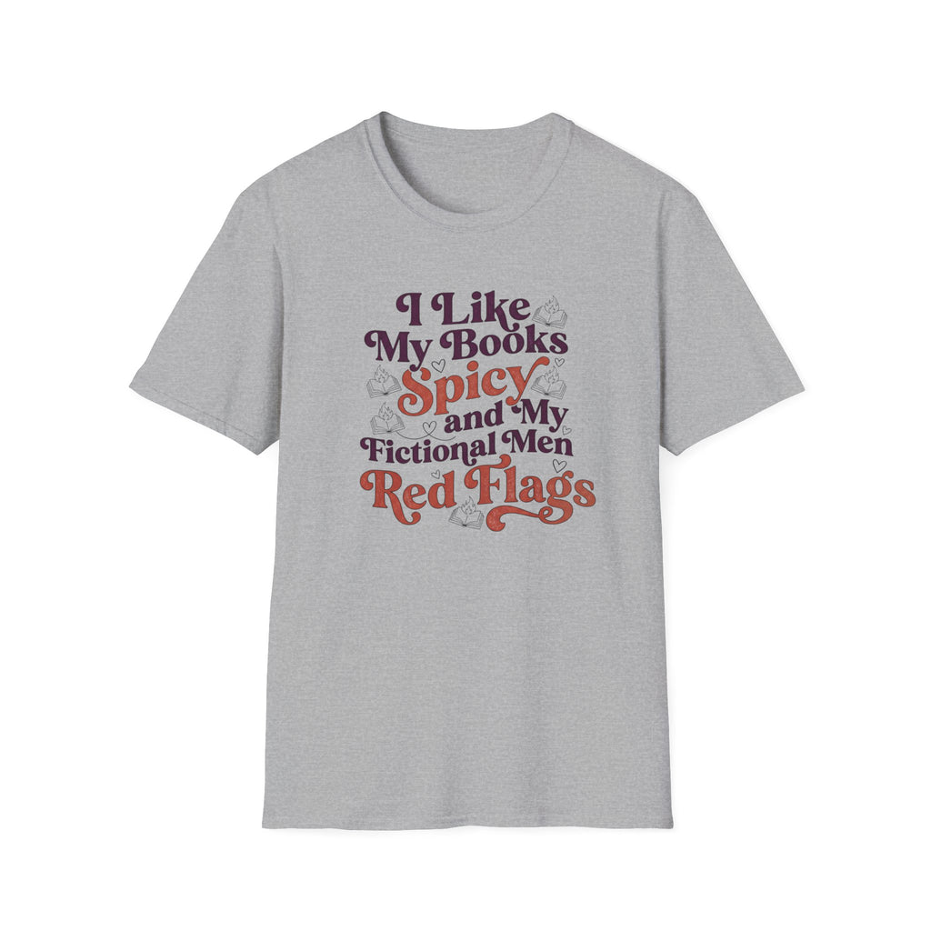 Spicy Books Red Flags T-Shirt