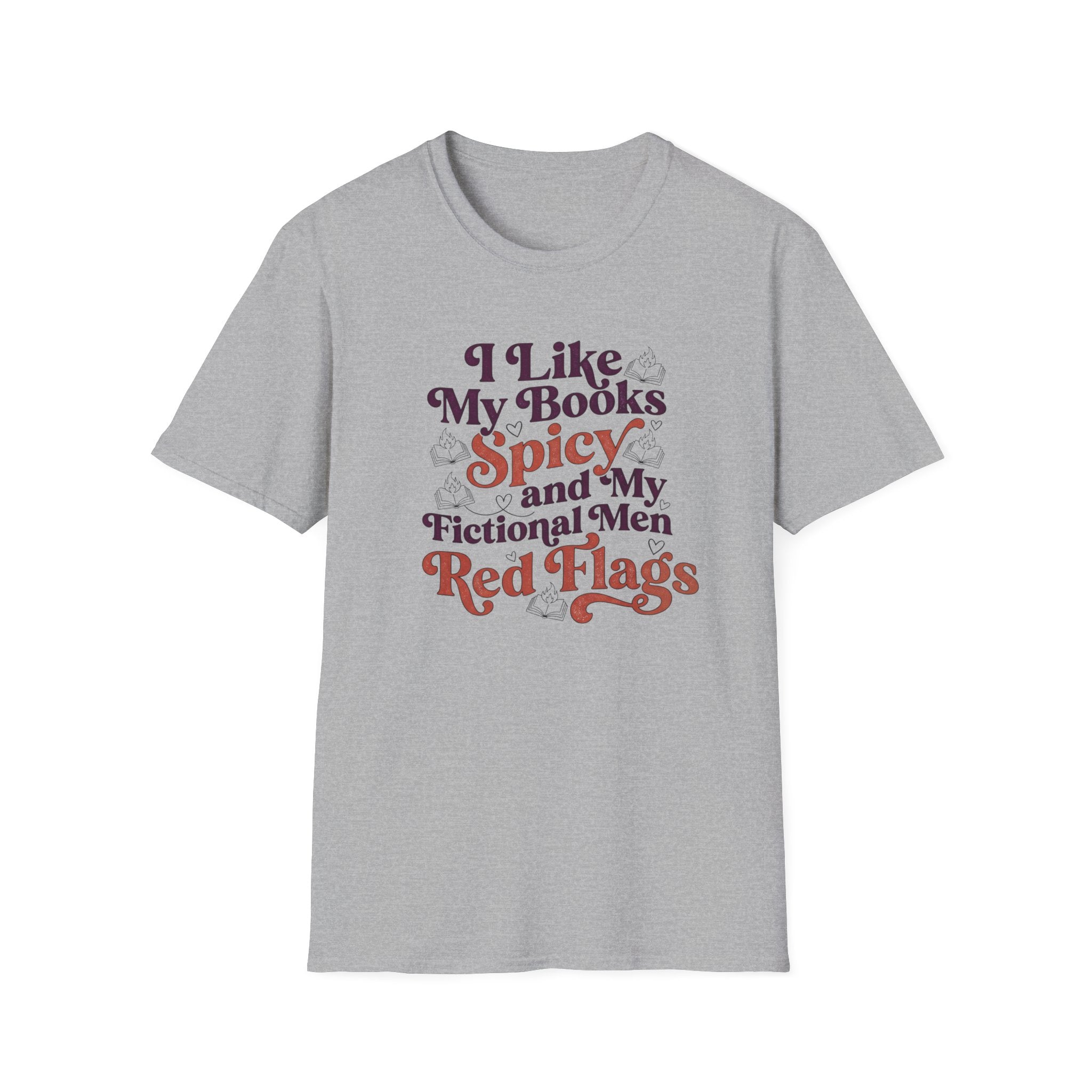Spicy Books Red Flags T-Shirt