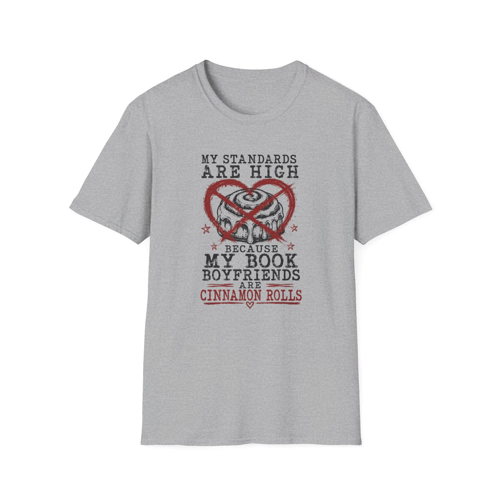 Cinnamon Roll Book Boyfriend T-Shirt
