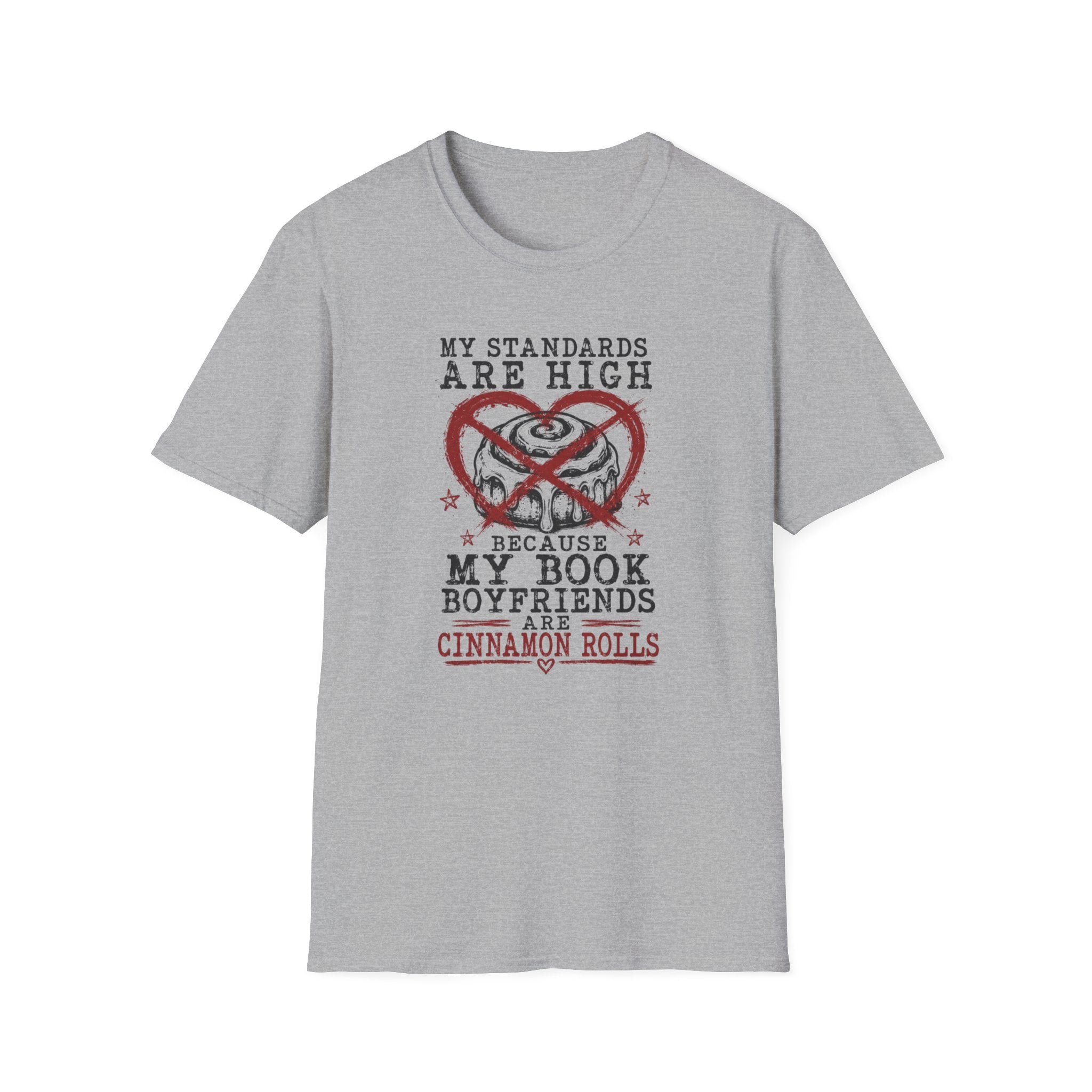 Cinnamon Roll Book Boyfriend T-Shirt