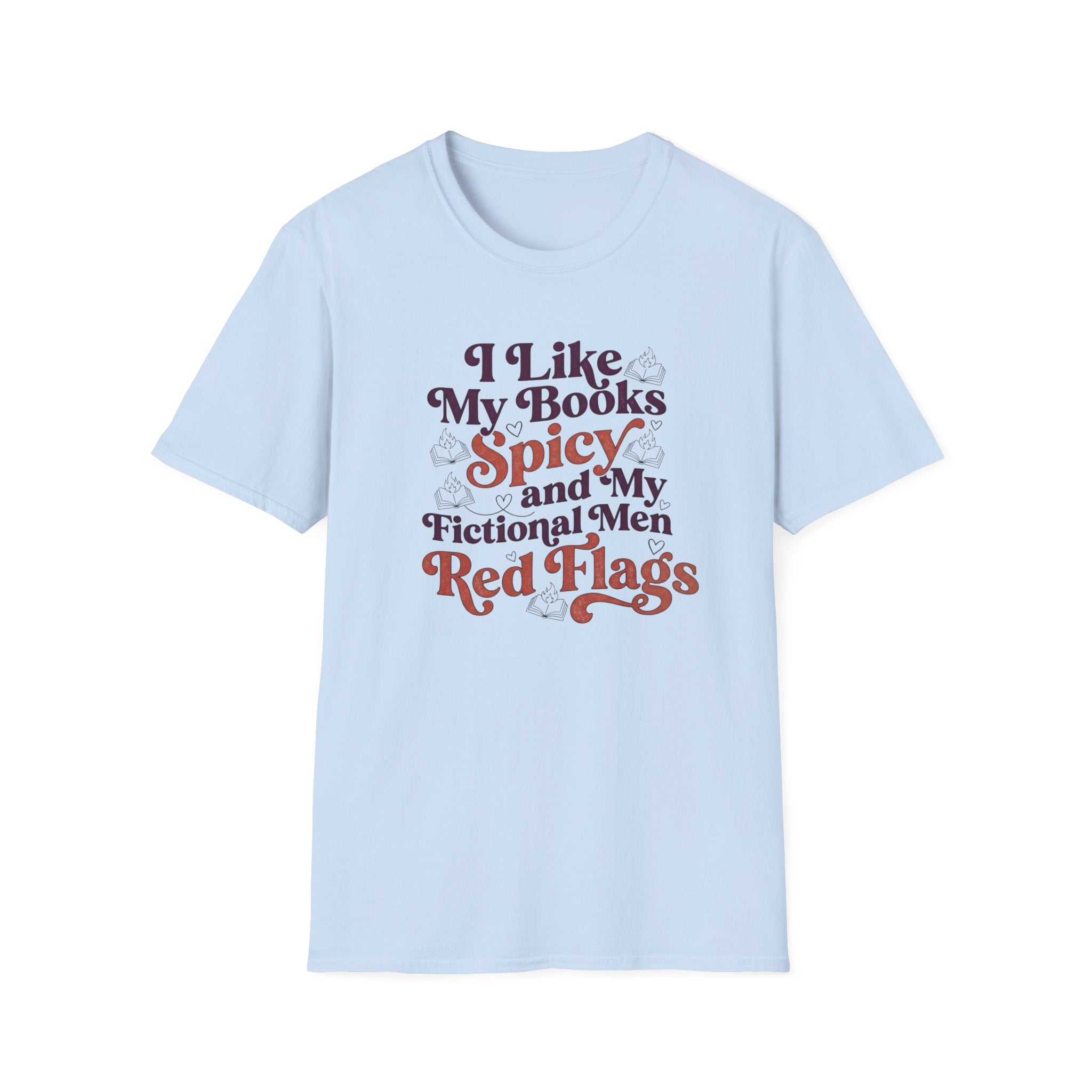 Spicy Books Red Flags T-Shirt
