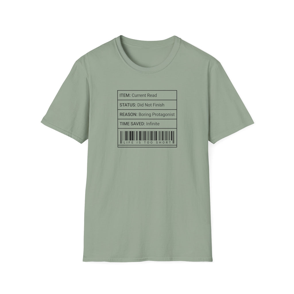 Did Not Finish Boring T-Shirt