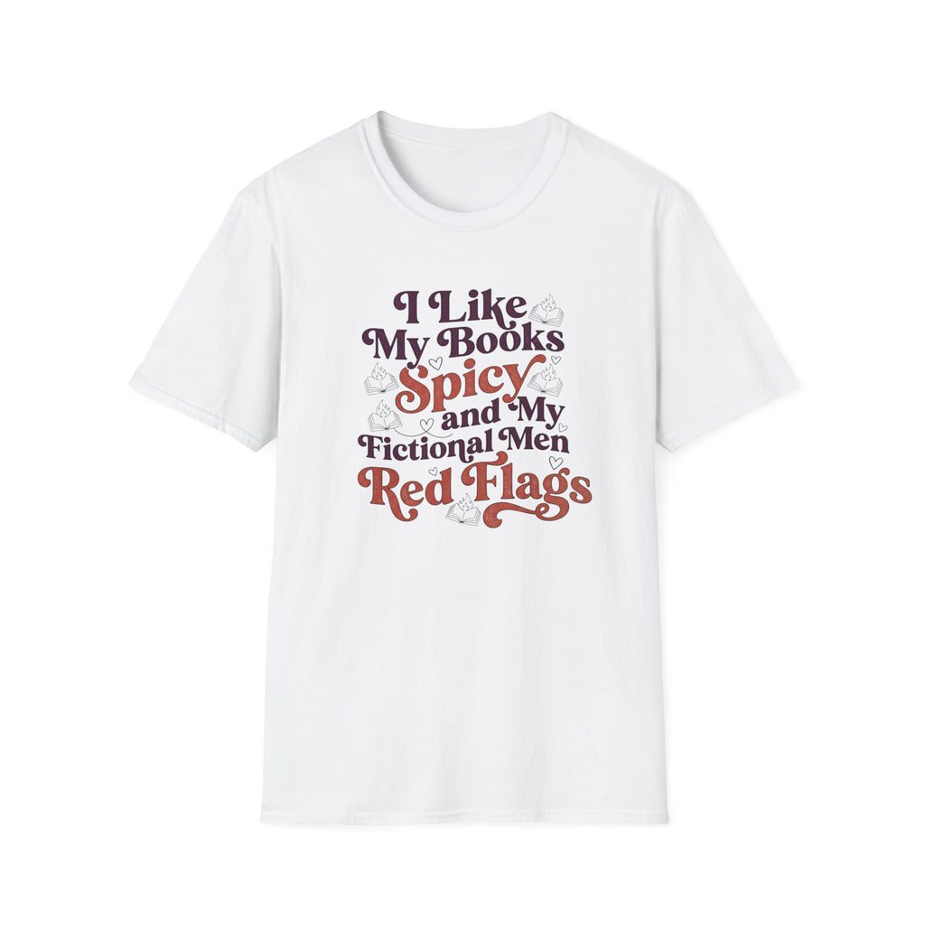 Spicy Books Red Flags T-Shirt