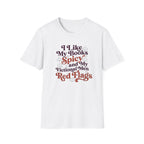 Spicy Books Red Flags T-Shirt