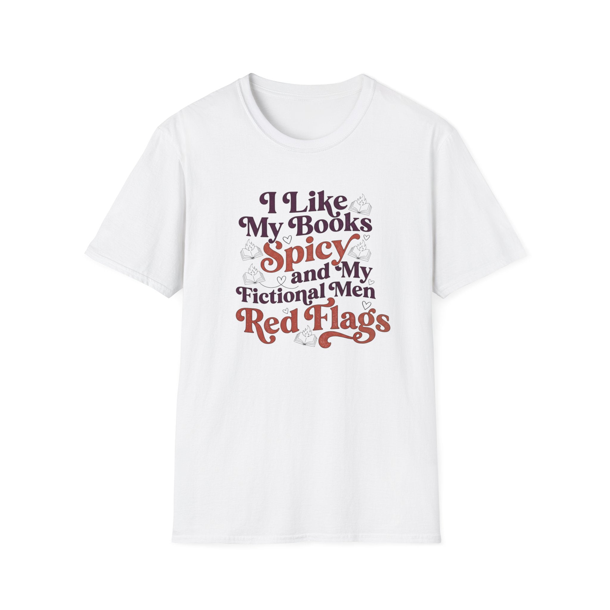 Spicy Books Red Flags T-Shirt