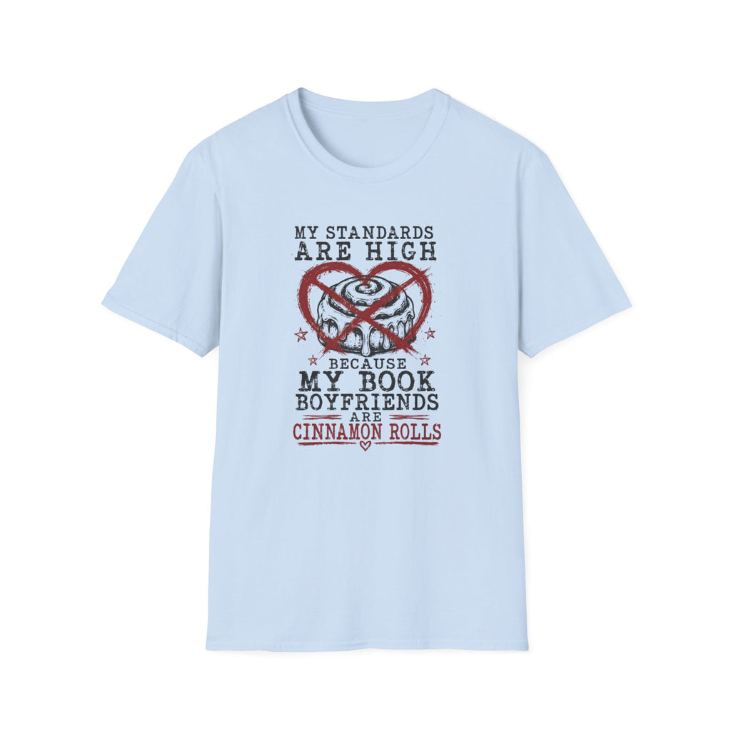 Cinnamon Roll Book Boyfriend T-Shirt