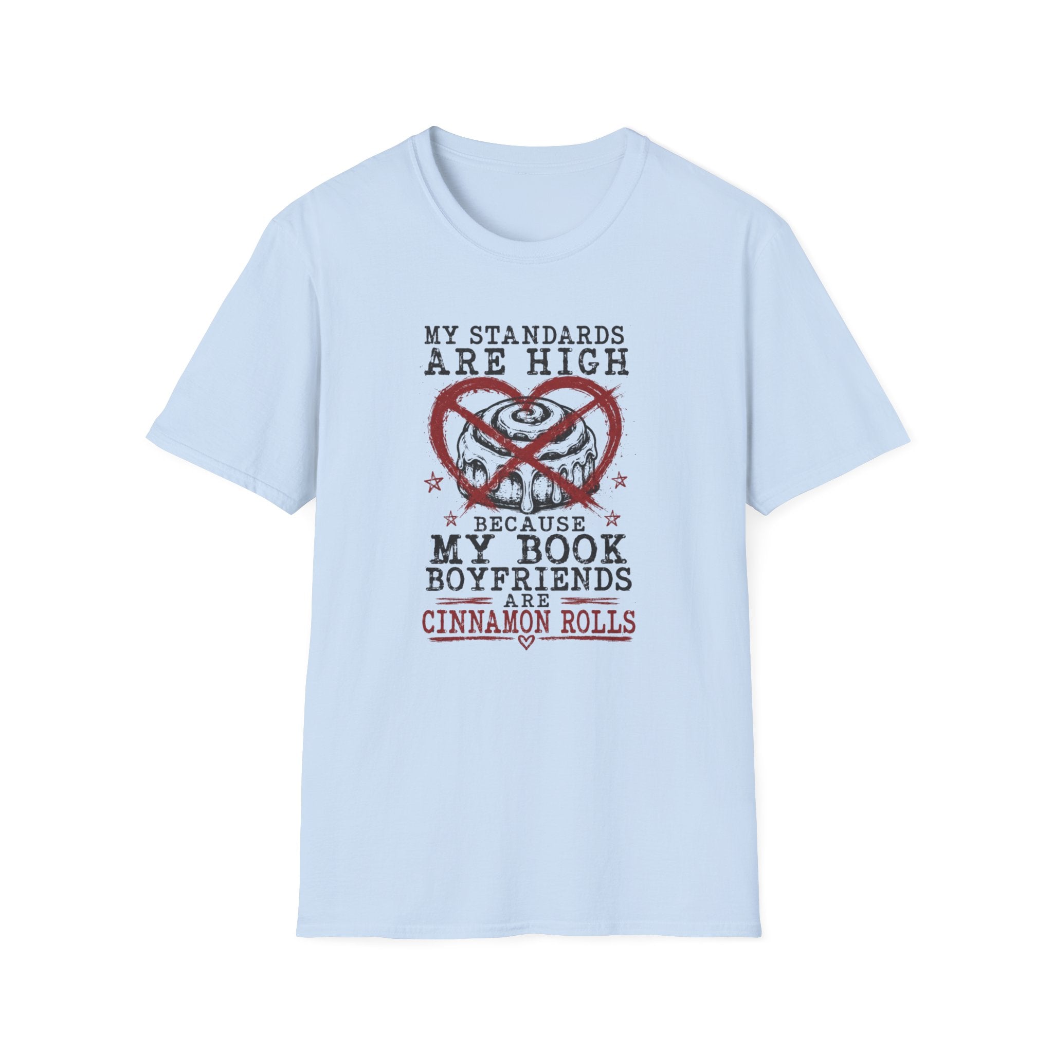 Cinnamon Roll Book Boyfriend T-Shirt