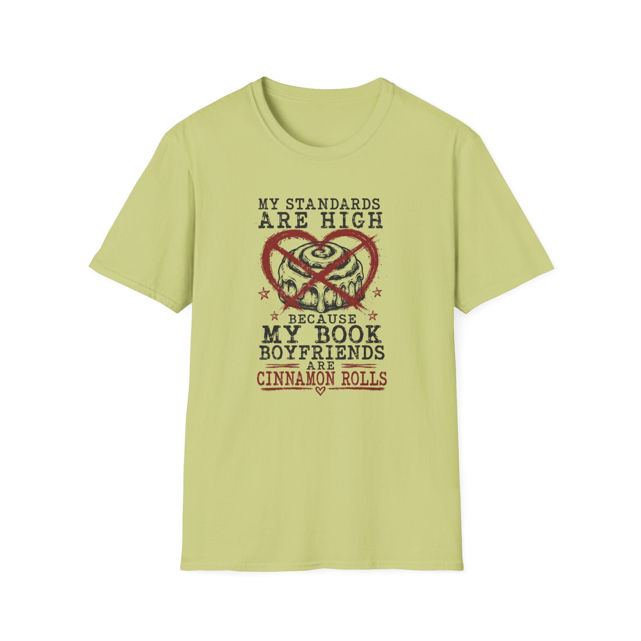 Cinnamon Roll Book Boyfriend T-Shirt