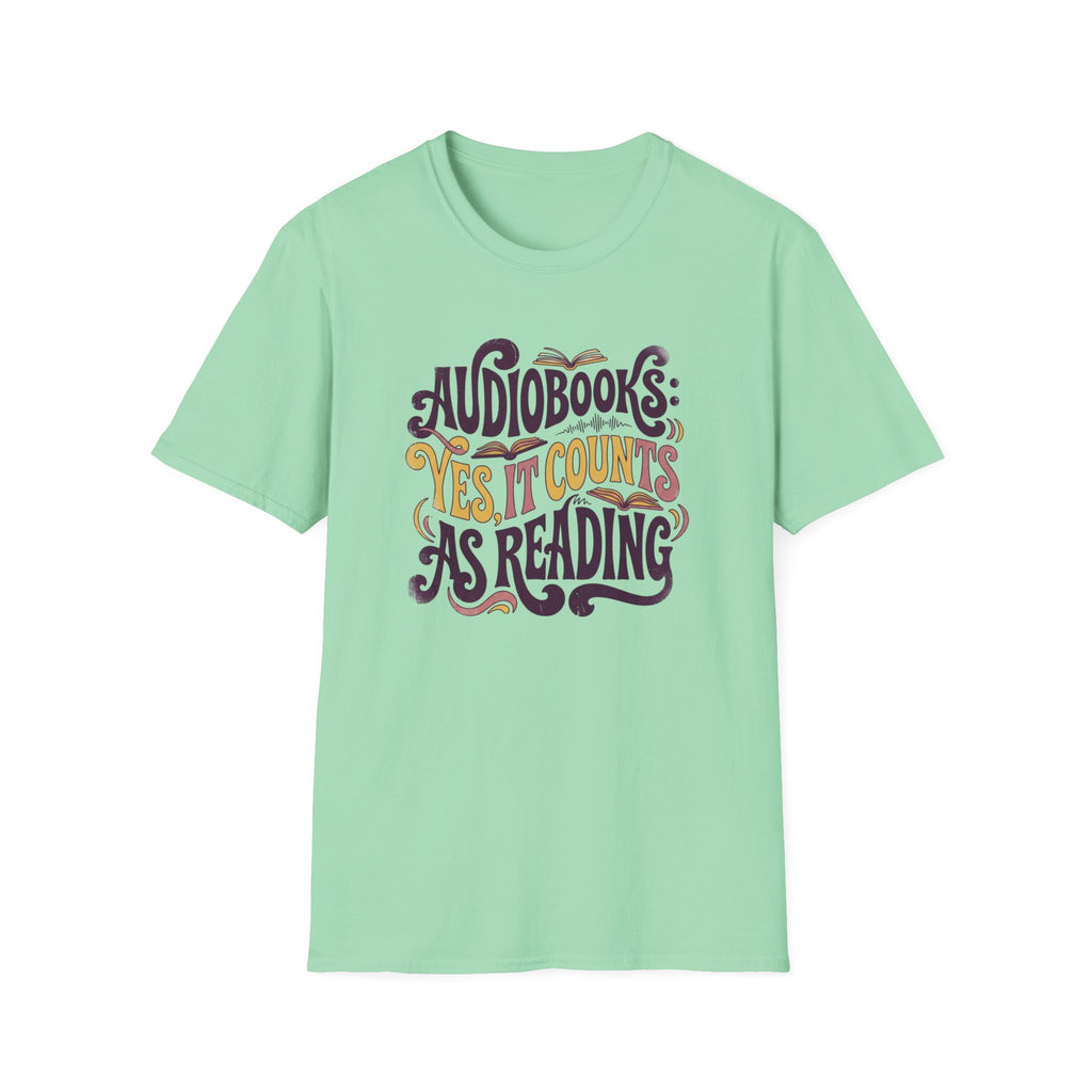 Audiobooks Count As Reading T-Shirt