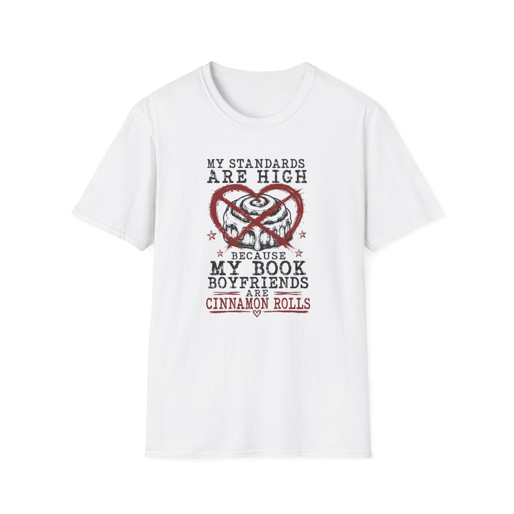 Cinnamon Roll Book Boyfriend T-Shirt