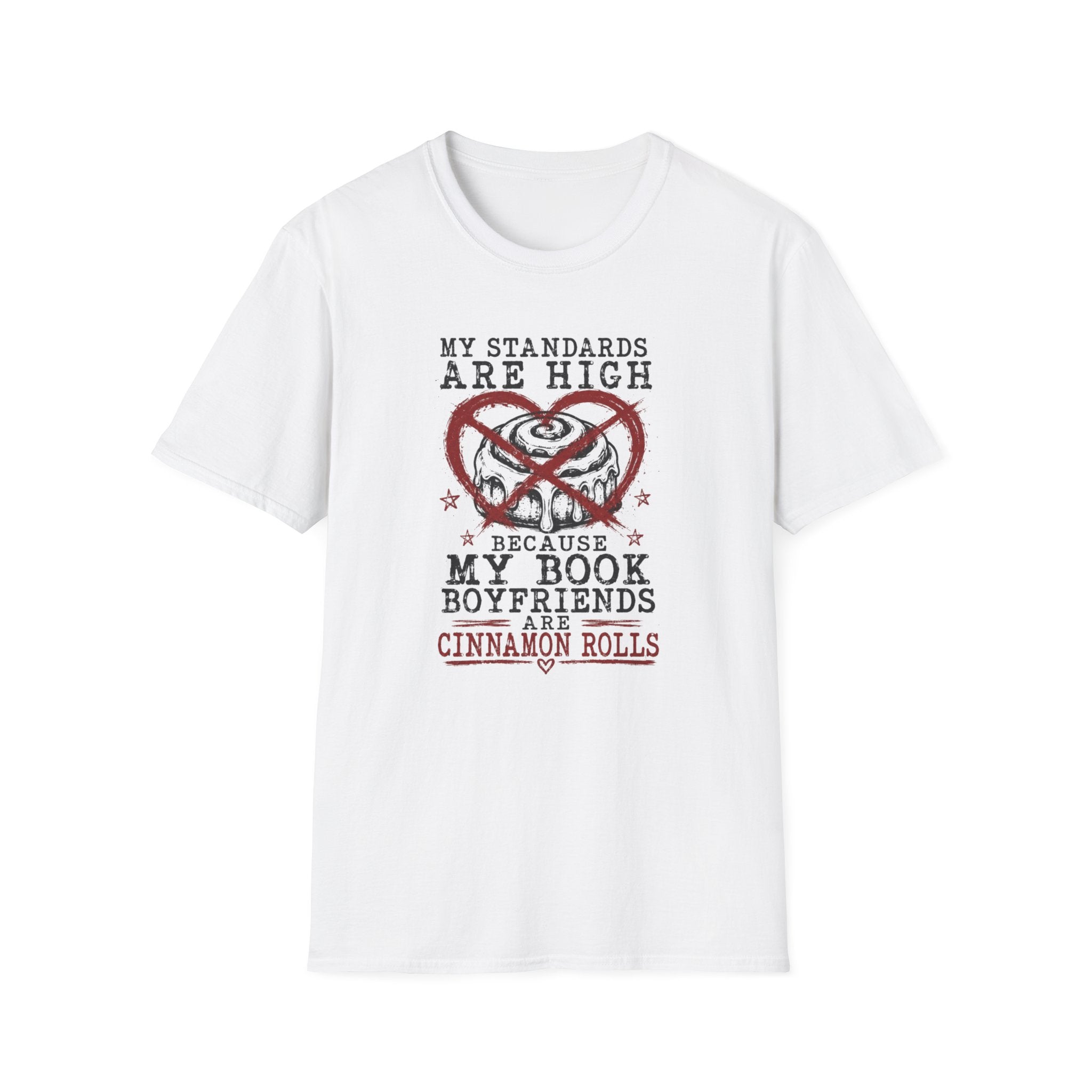 Cinnamon Roll Book Boyfriend T-Shirt