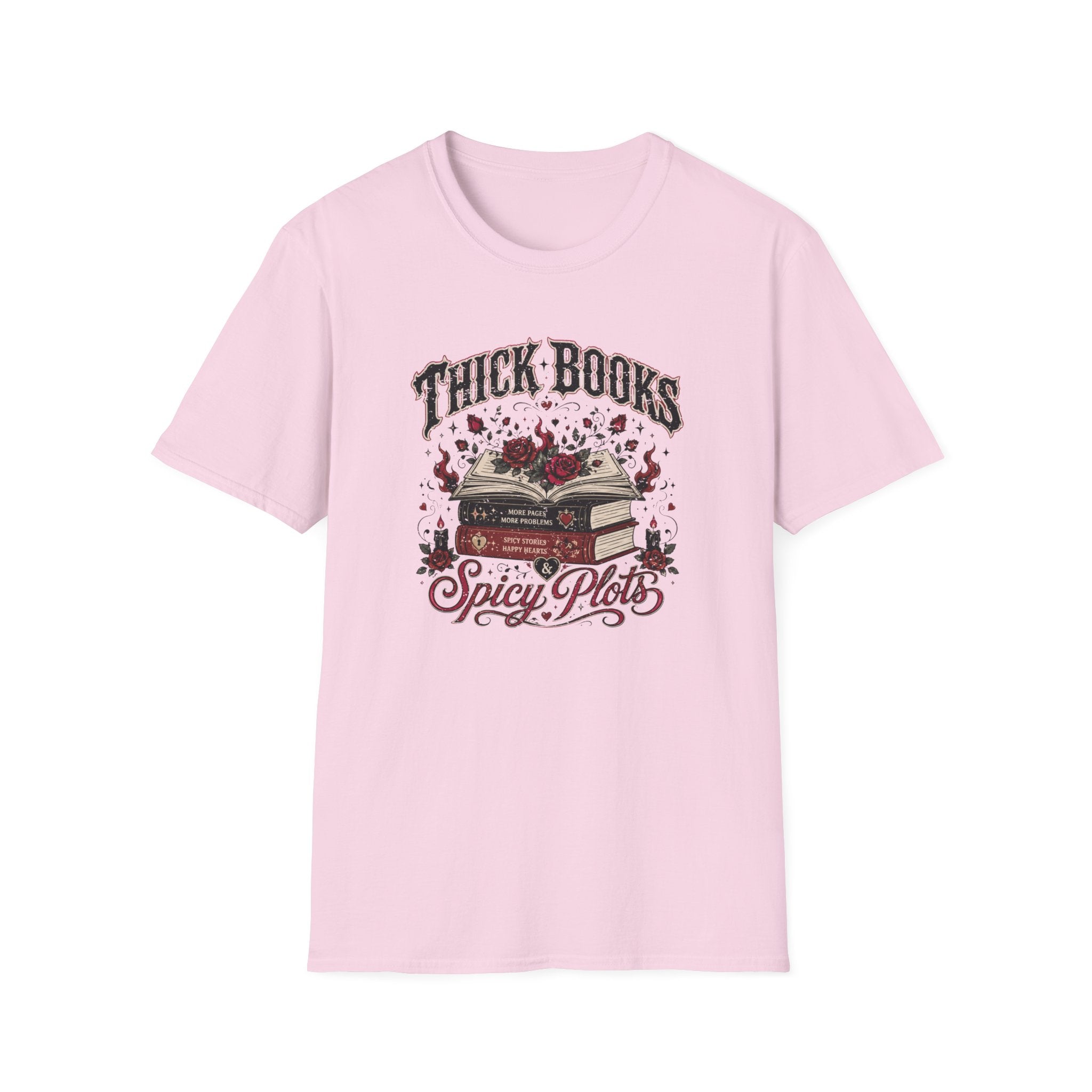 Thick Books Spicy Plots T-Shirt