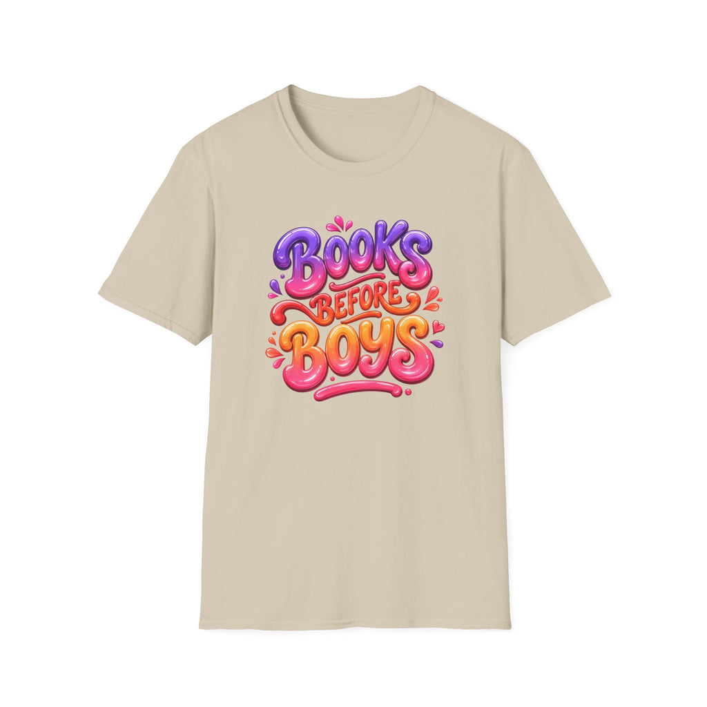 Books Before Boys T-Shirt