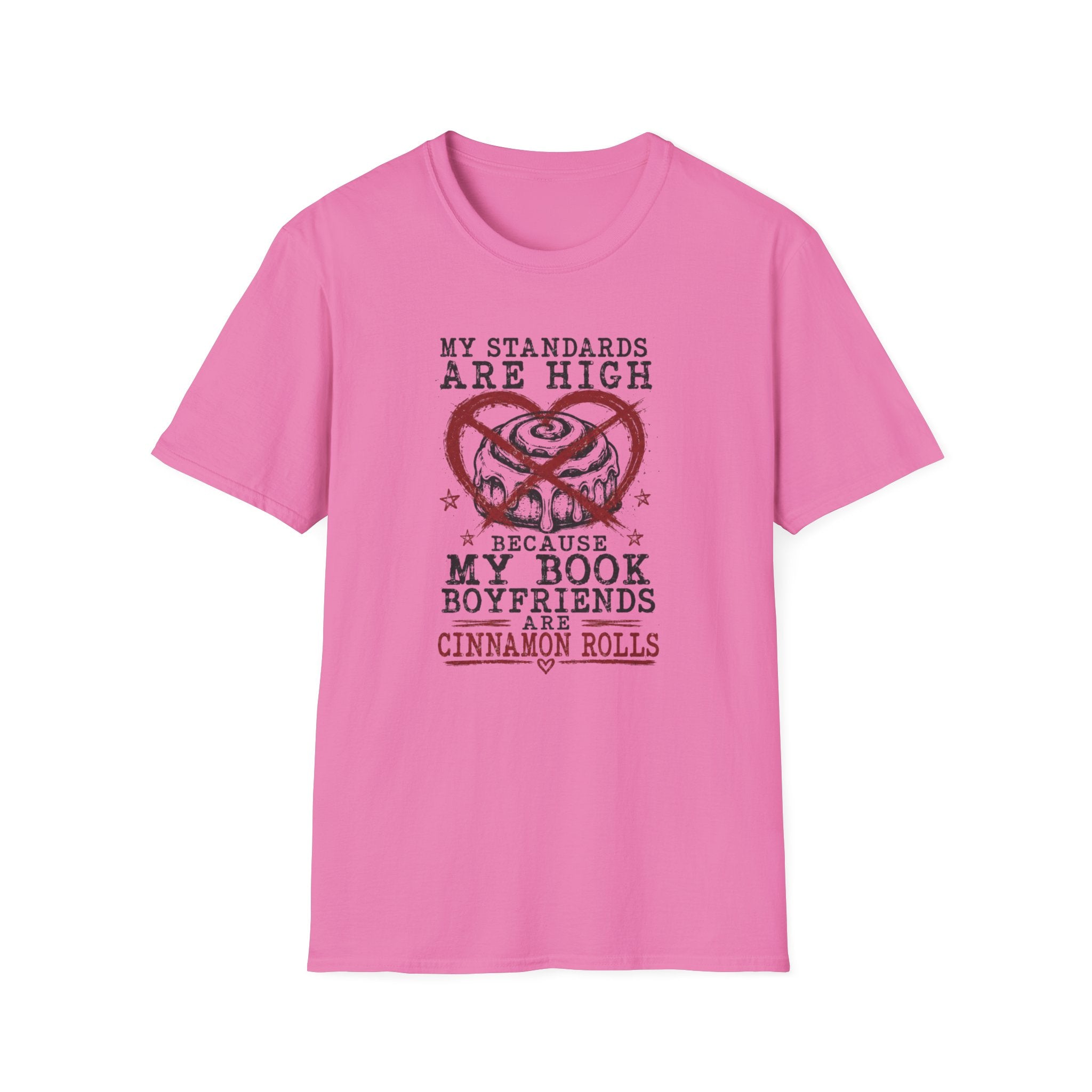 Cinnamon Roll Book Boyfriend T-Shirt