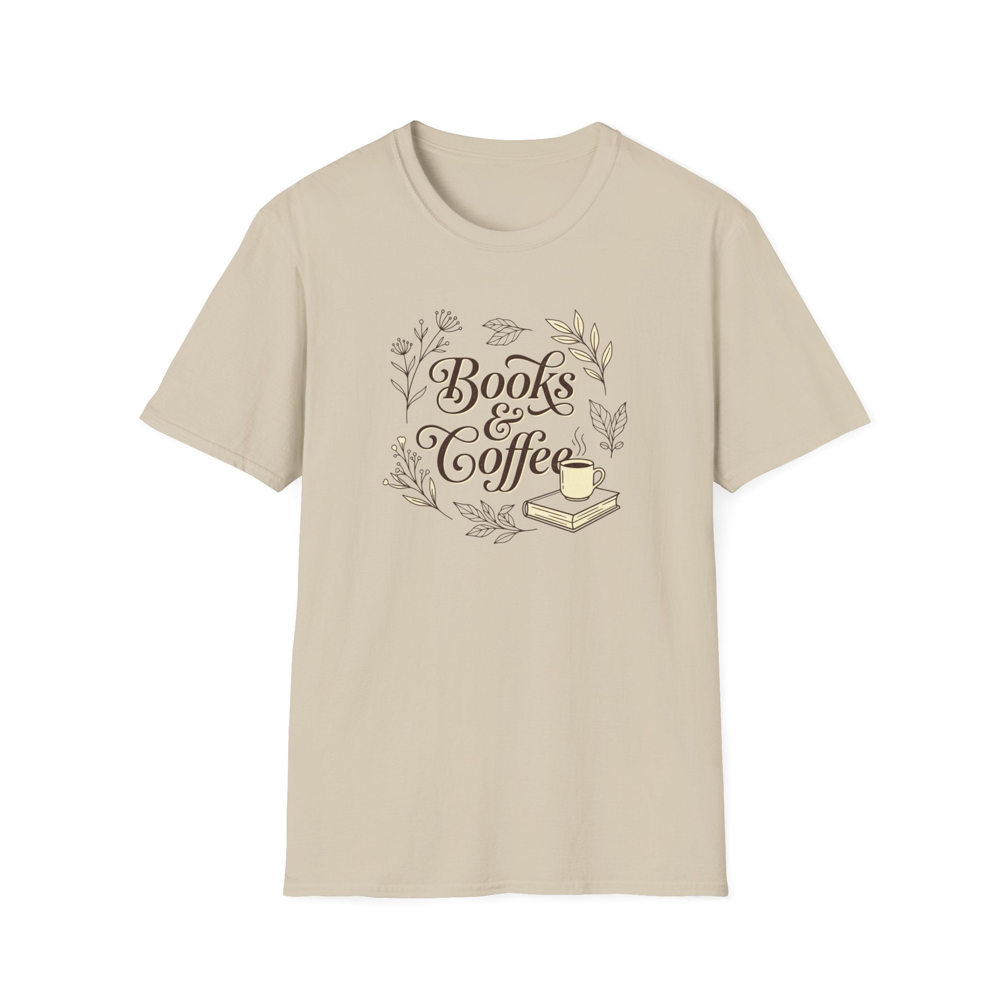 Books & Coffee Cup T-Shirt