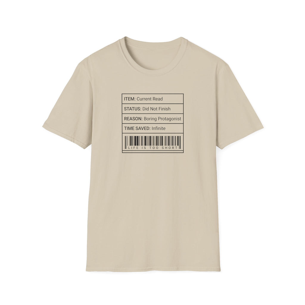 Did Not Finish Boring T-Shirt