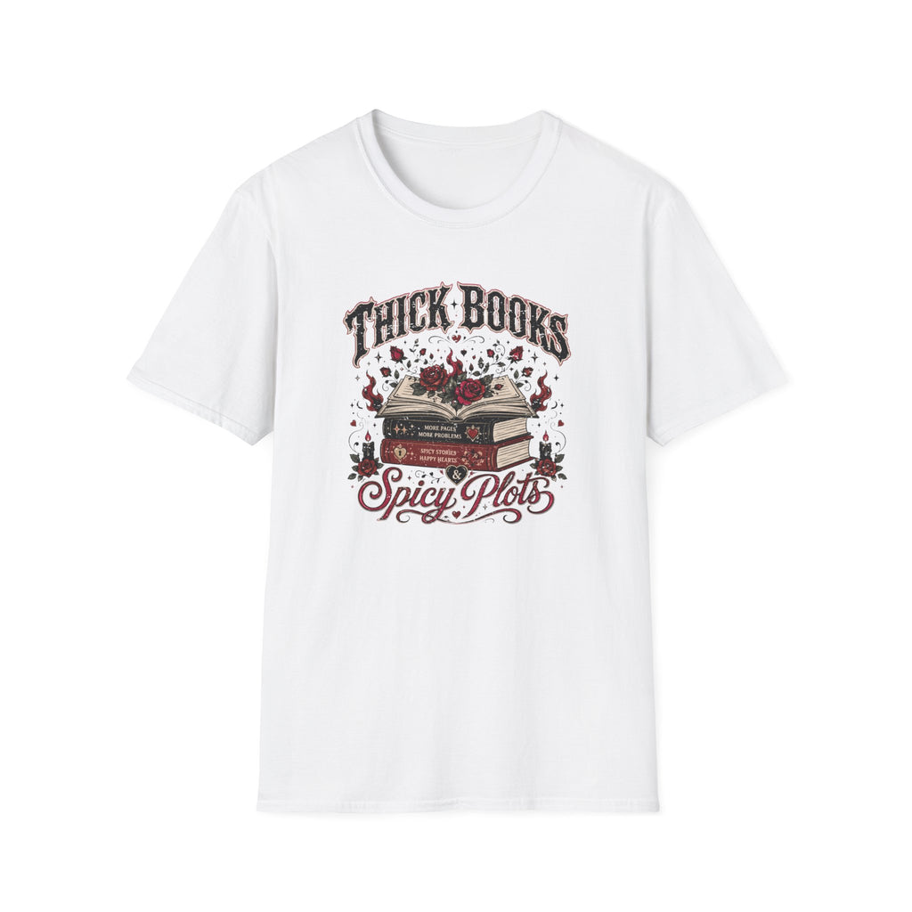 Thick Books Spicy Plots T-Shirt