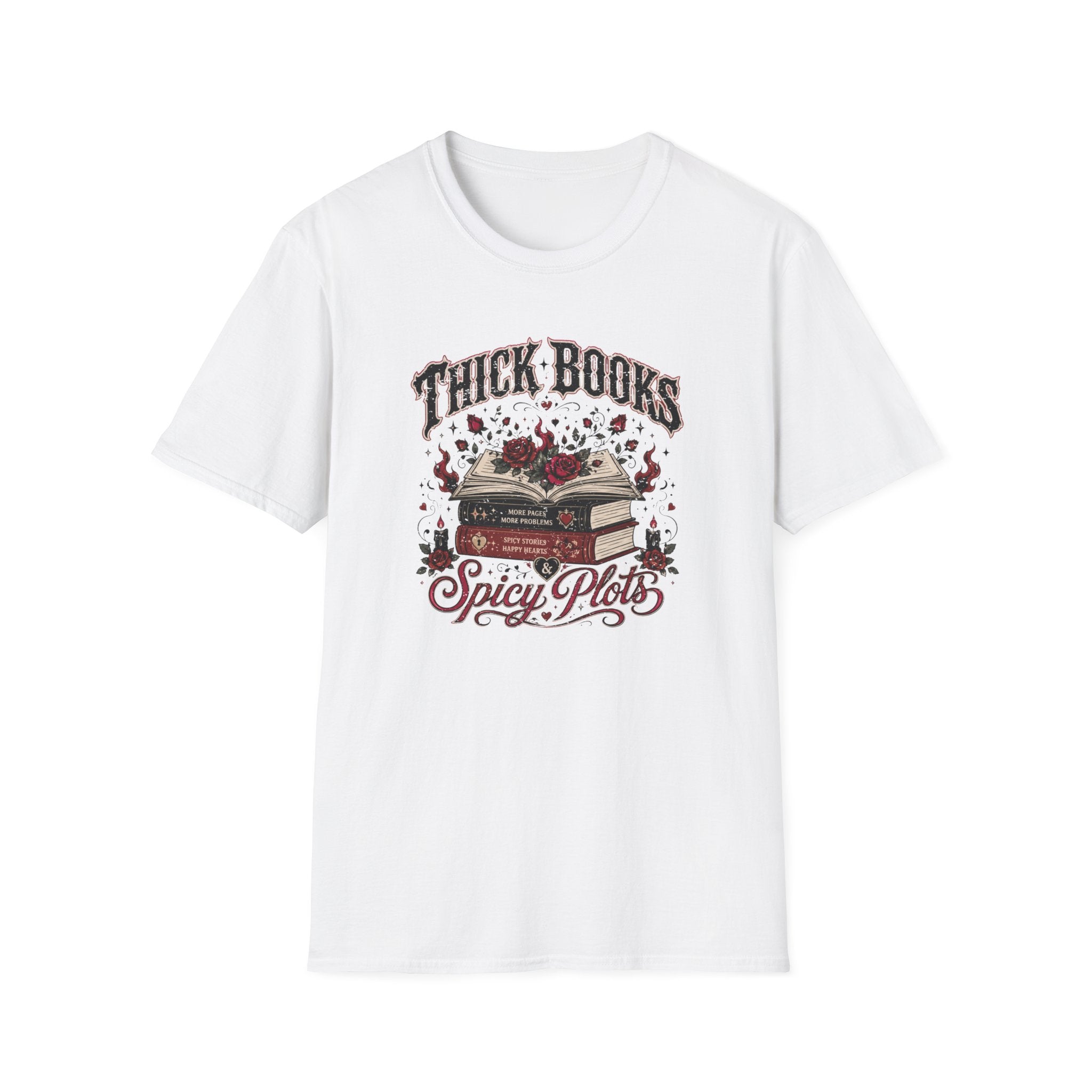 Thick Books Spicy Plots T-Shirt
