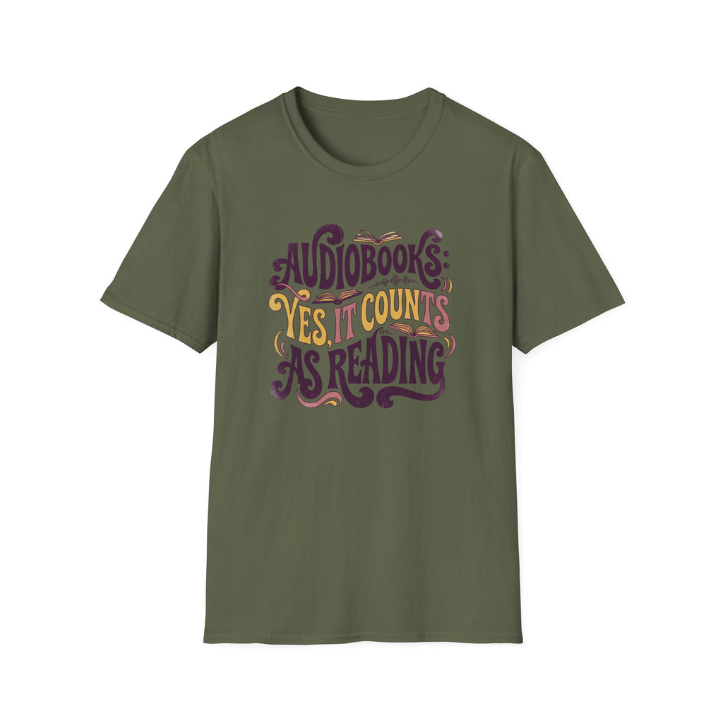 Audiobooks Count As Reading T-Shirt