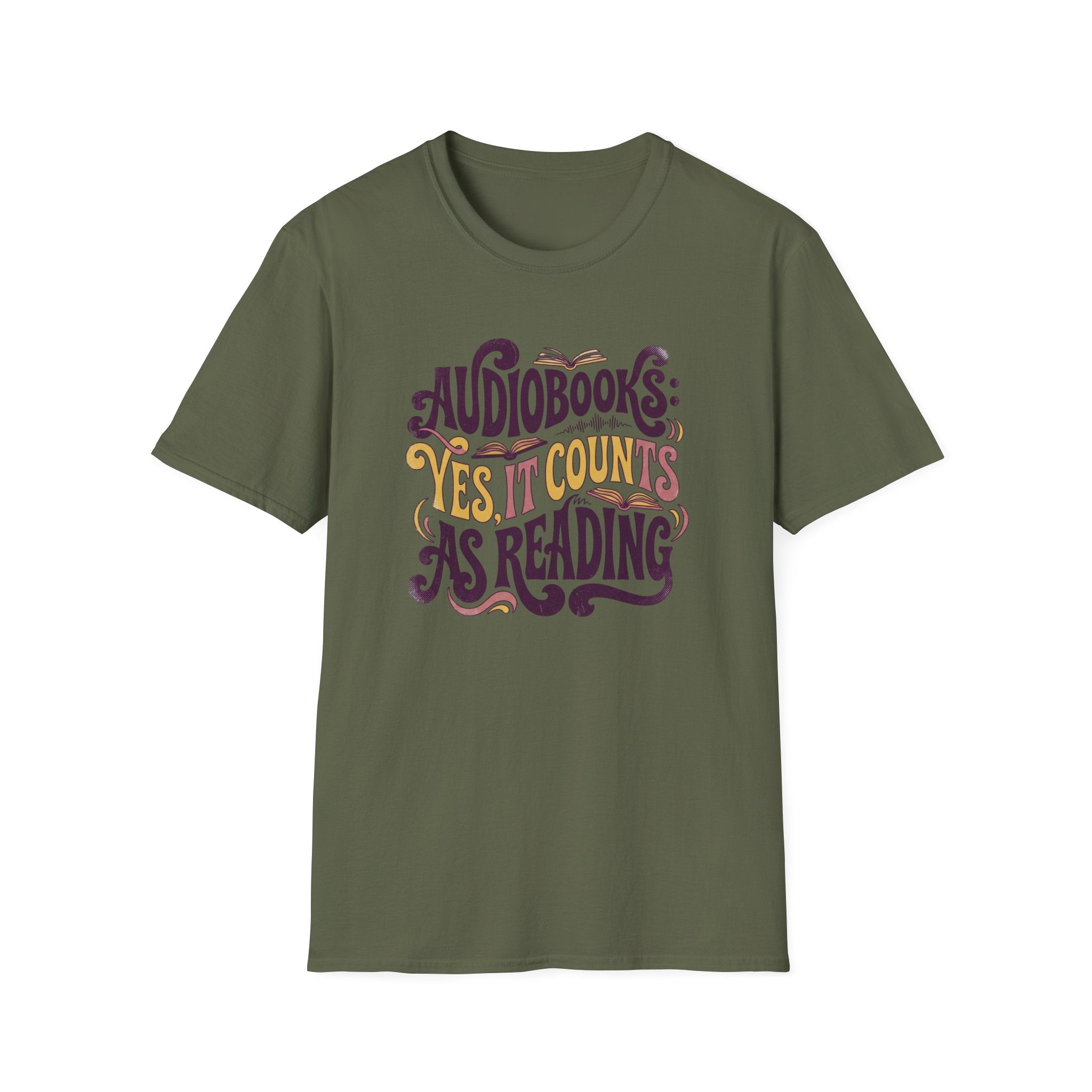 Audiobooks Count As Reading T-Shirt