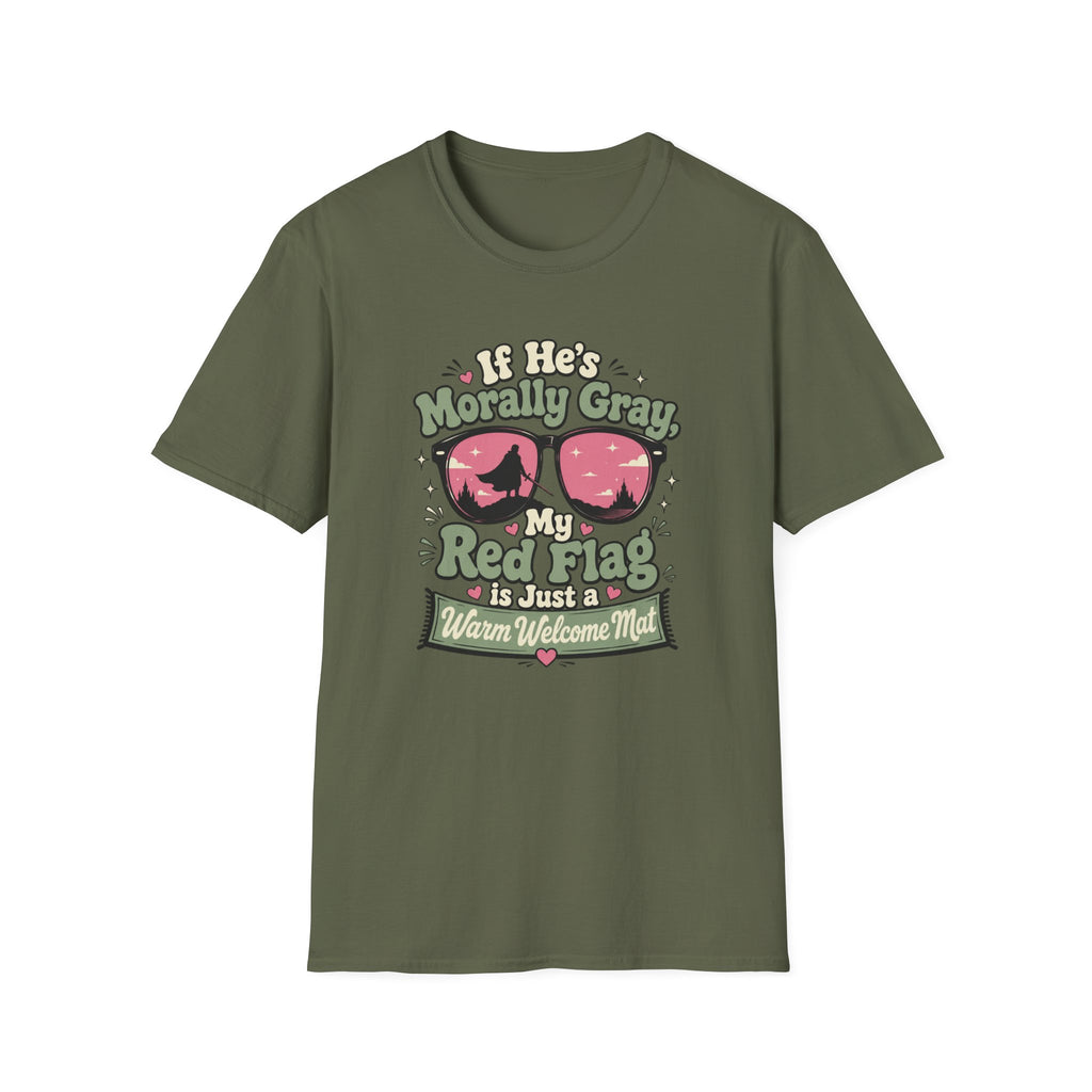 Morally Gray Red Flag T-Shirt