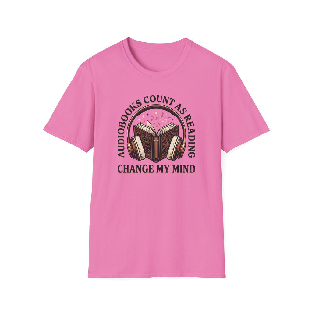 Audio Books Count Change Mind T-Shirt