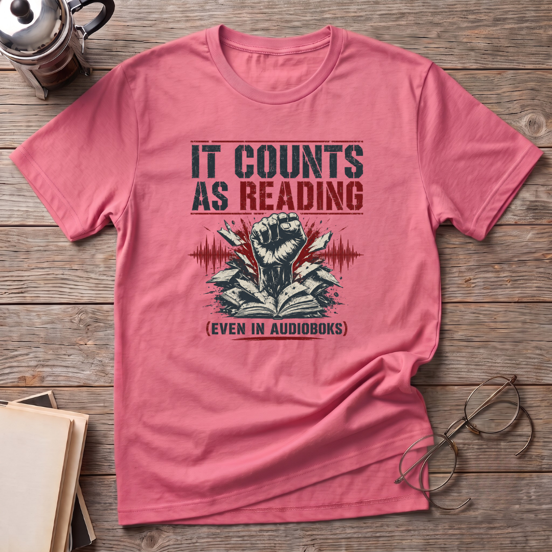 It Counts As Reading Audiobooks T-Shirt