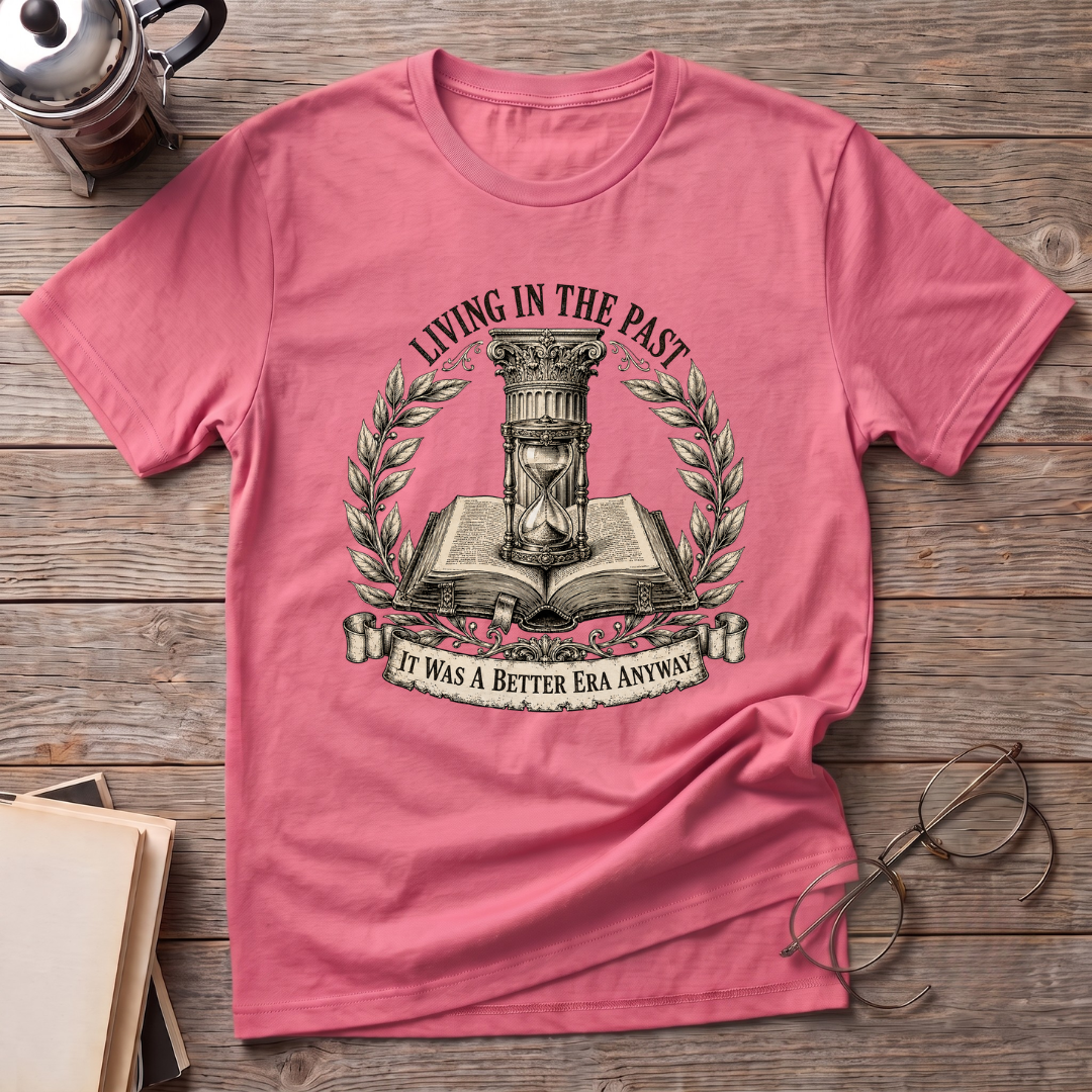 Living In The Past Reader T-Shirt