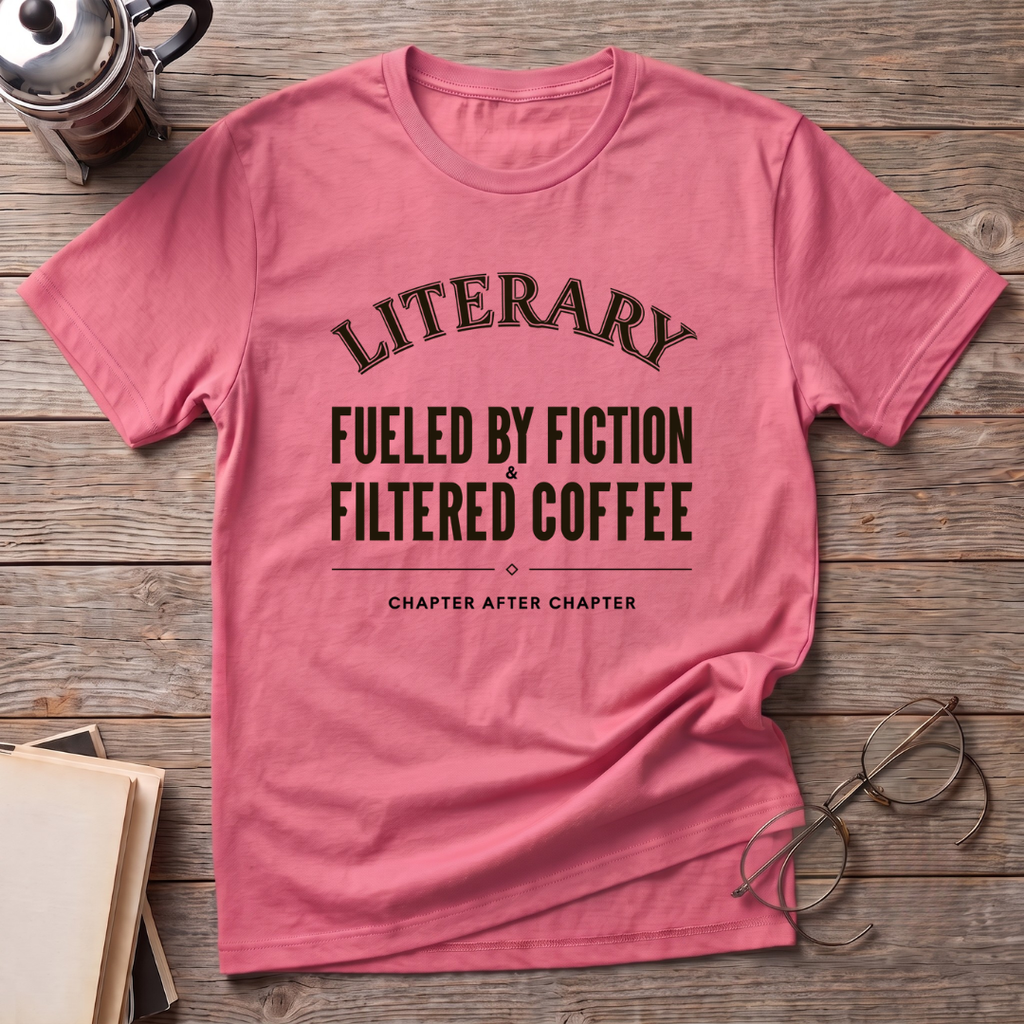 Fueled By Fiction Filtered Coffee T-Shirt