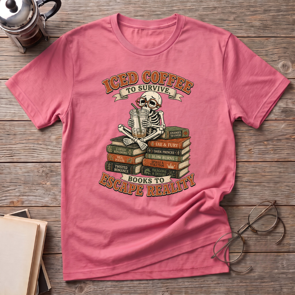 Iced Coffee Escape Reality T-Shirt