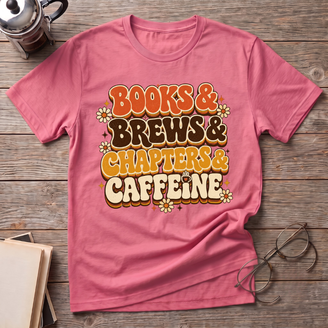 Books & Brews & Chapters T-Shirt