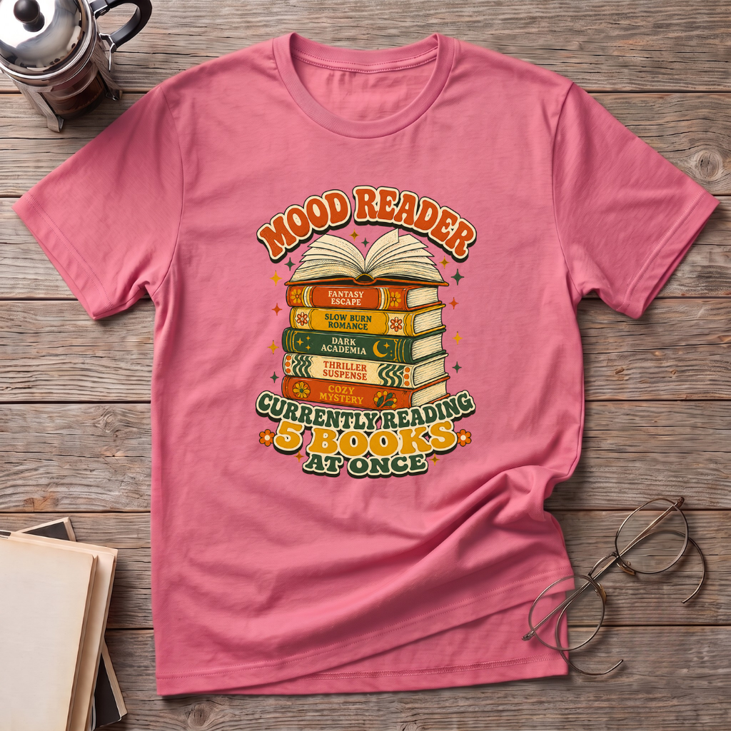 Reading 5 Books At Once T-Shirt