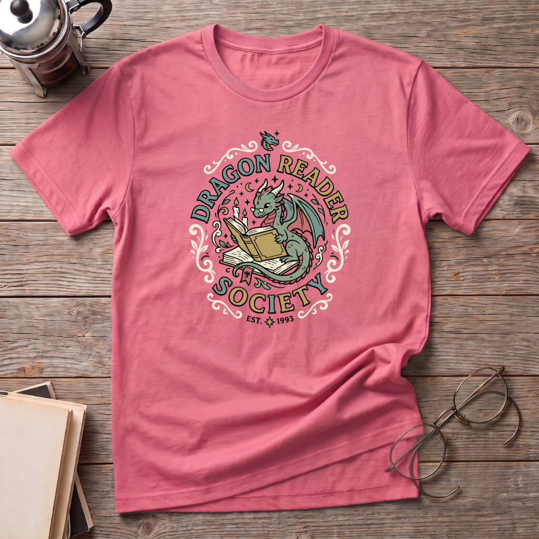 Society Dragon Reader  T-Shirt
