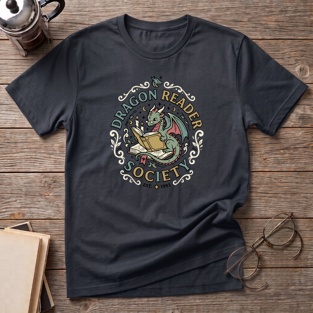 Society Dragon Reader  T-Shirt